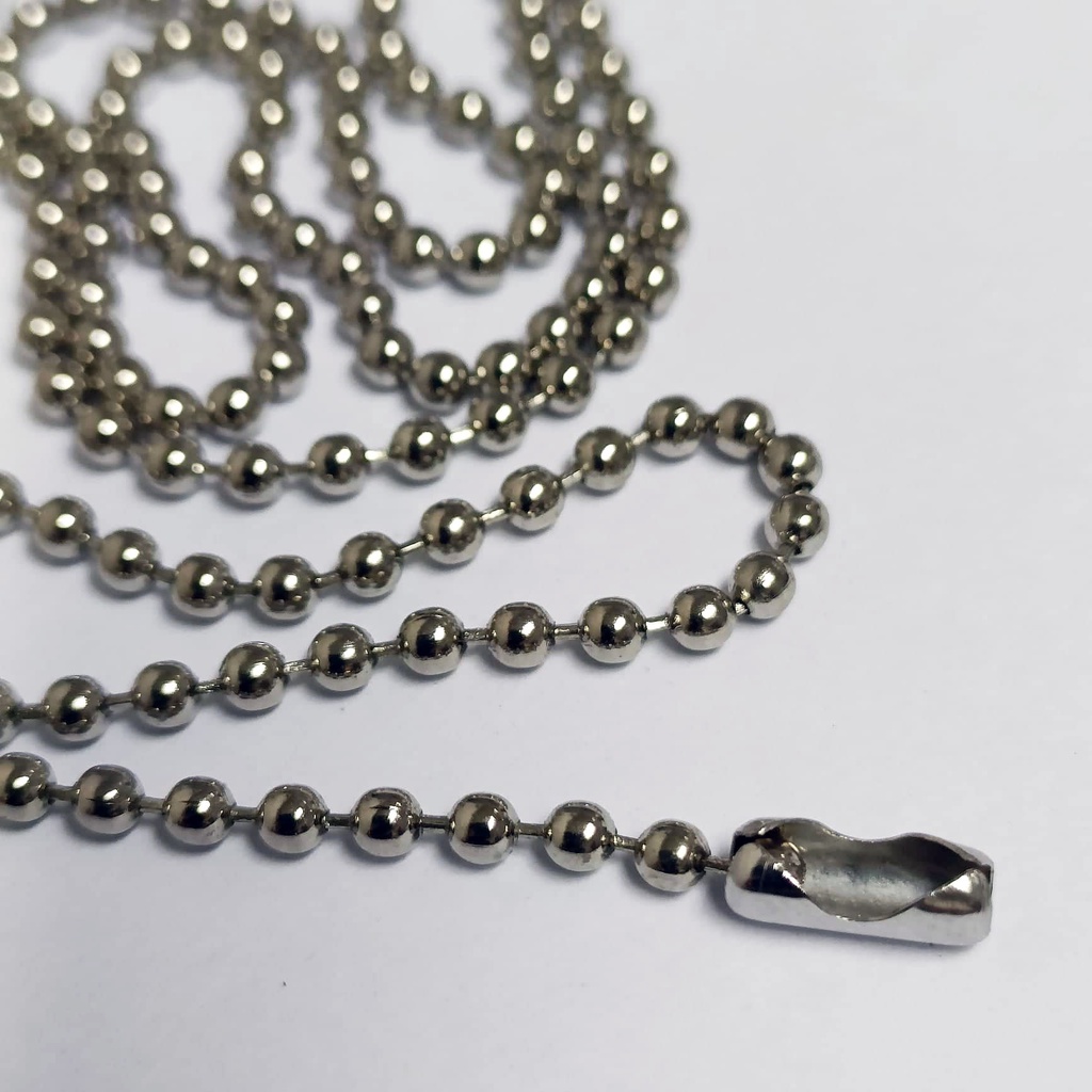 Metal Bead Chain 39" / Lanyard Chain (with connector) Shopee Malaysia
