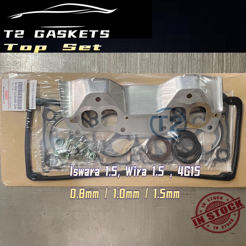 Top Set Gasket dan Overhaul Gasket Proton Saga Iswara Wira Satria 12V 1