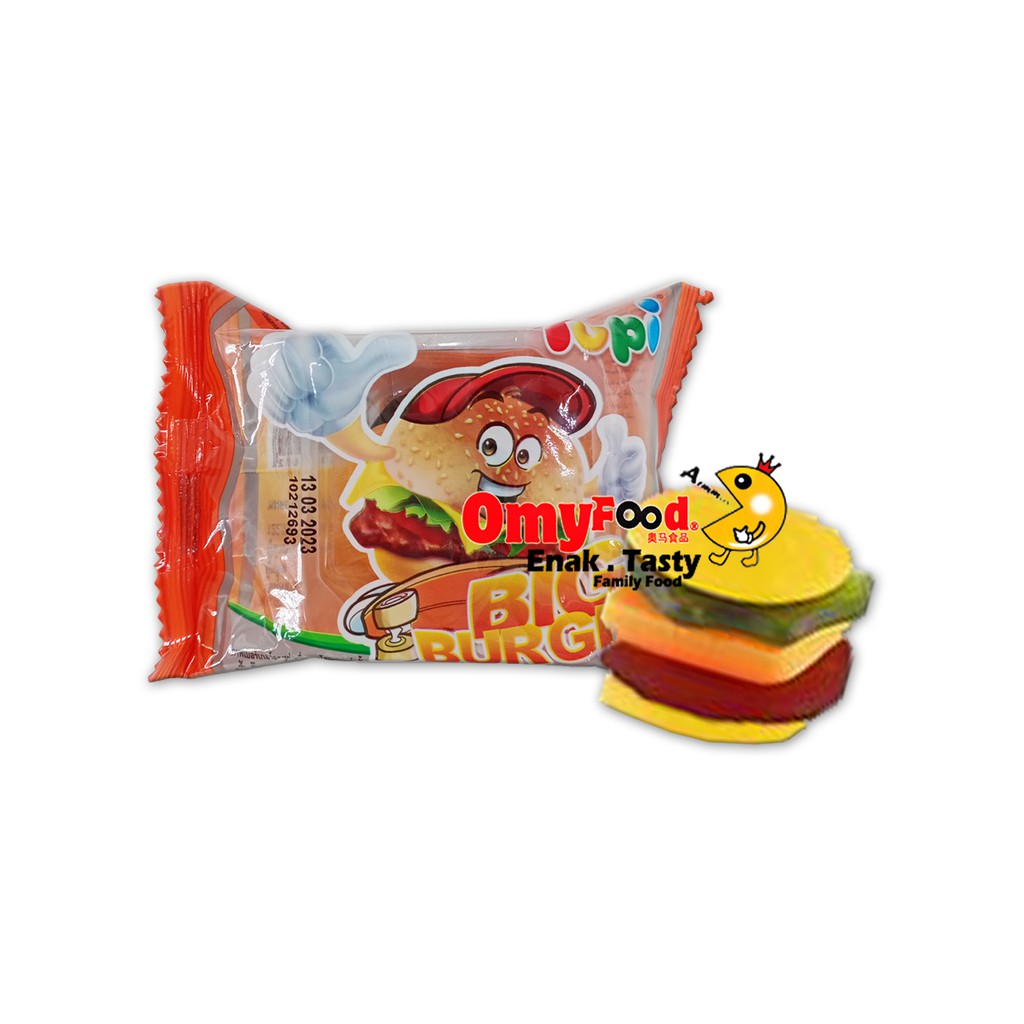 Yupi Gummy Candy[Burger/Cola Burger/Sour Burger/S.Kiss/Pizza/Lunch/Neon ...