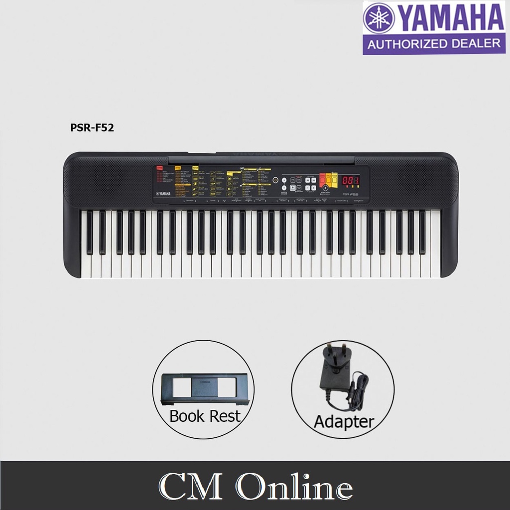 Yamaha PSR-F52 Portable Keyboard 61 Keys | Shopee Malaysia