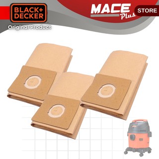 BLACK + DECKER PB152025 Paper Dust Bag 3 Pcs For Model BDWD15 Vacuum Cleaner  Blower