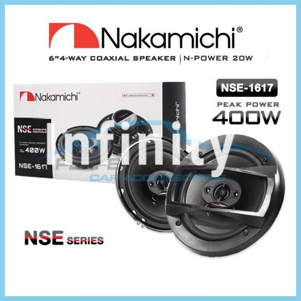 Nakamichi NSE-1617 400W Speaker 6‘’ 4-WAY (Original Malaysia Set ...