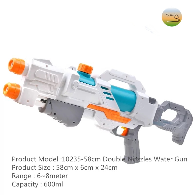 Water Play Gun With Double Nozzles Gun 600ML Kids And Adults Outdoor ...