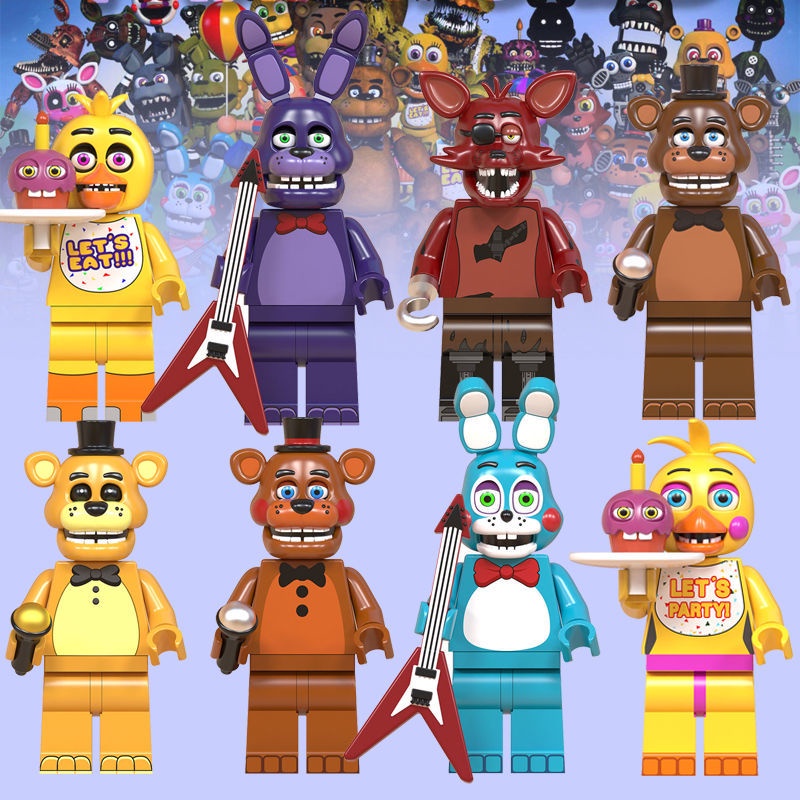 LEGO compatible Five Nights at Freddy minifigures Bunny assembled ...