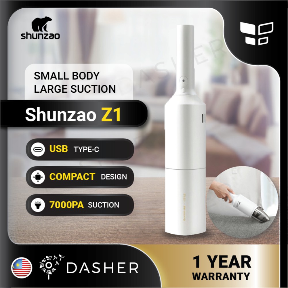 Original Shunzao Wireless Portable Handheld Vacuum Cleaner Z1/Z1 Pro ...