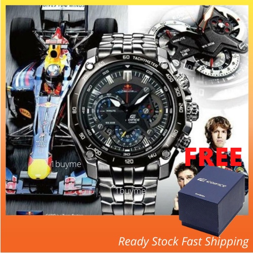 1Buyme EDIFICE EF 550R 16 Quartz Chronograph Watch For Men Watches Jam Tangan Lelaki Shopee Malaysia