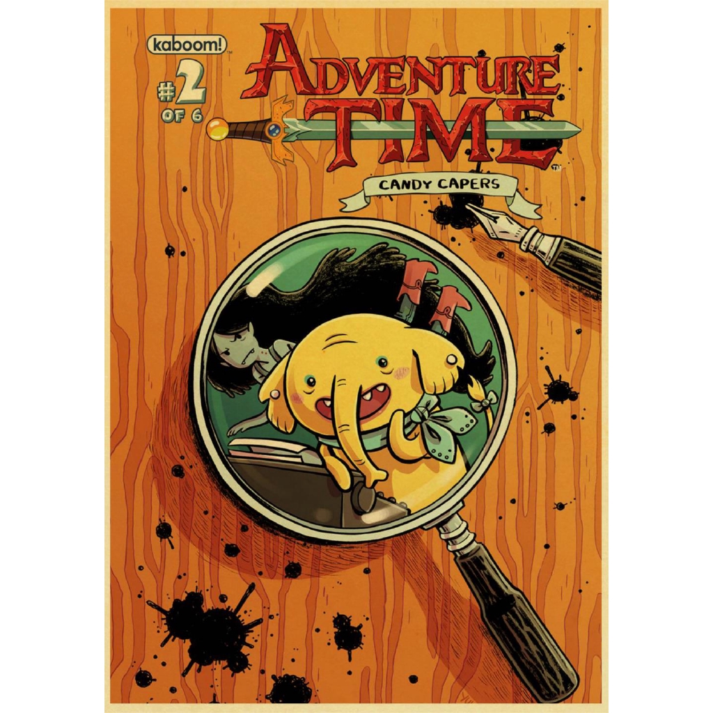 Adventure Time with Finn and Jake Poster Classic Cartoon Movie Retro ...