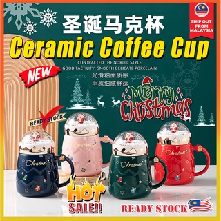 New Creative Christmas Cup, High-value Ceramic Cup Mug Cartoon