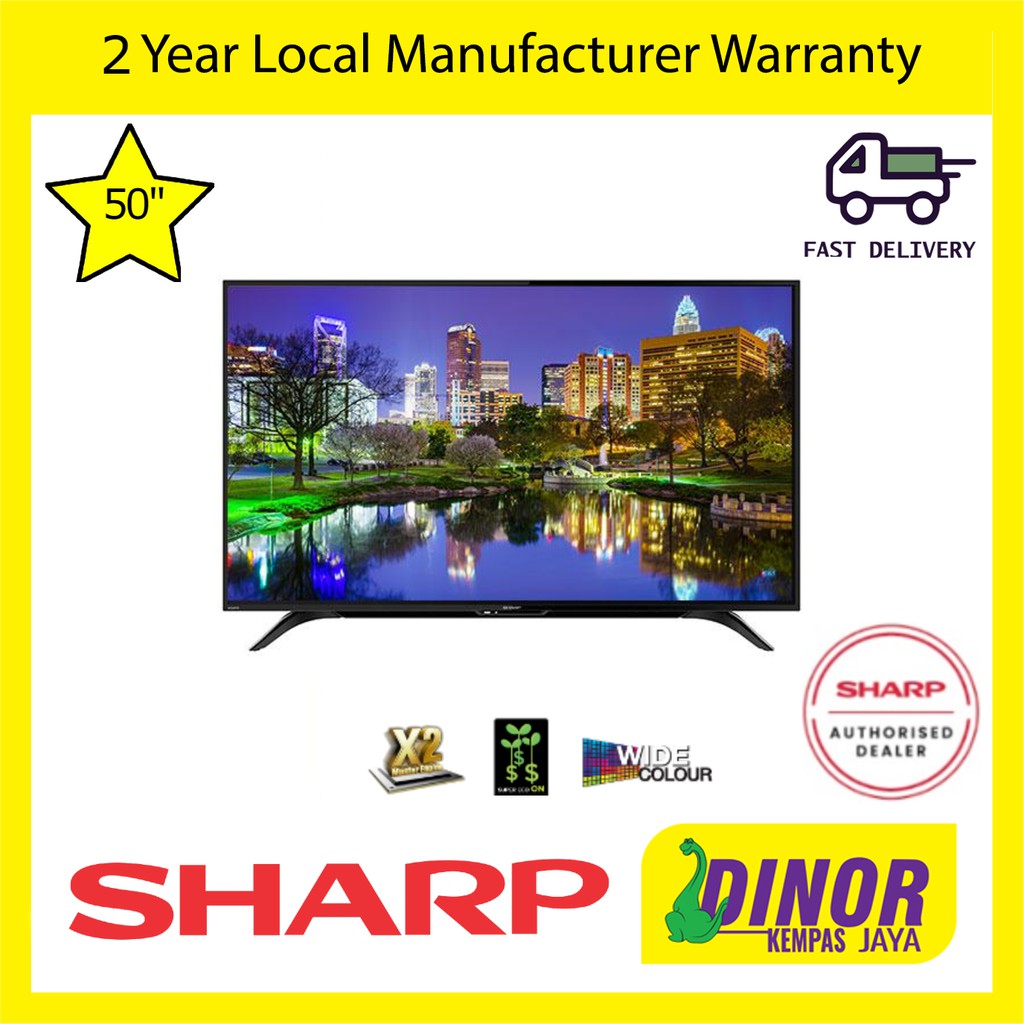 SHARP 50 inch FULL HD DIGITAL Led TV 2TC50AD1X Television Shopee Malaysia