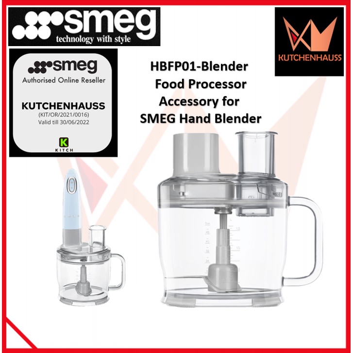 Food processor attachment Smeg HBFP01 for hand blender accessories