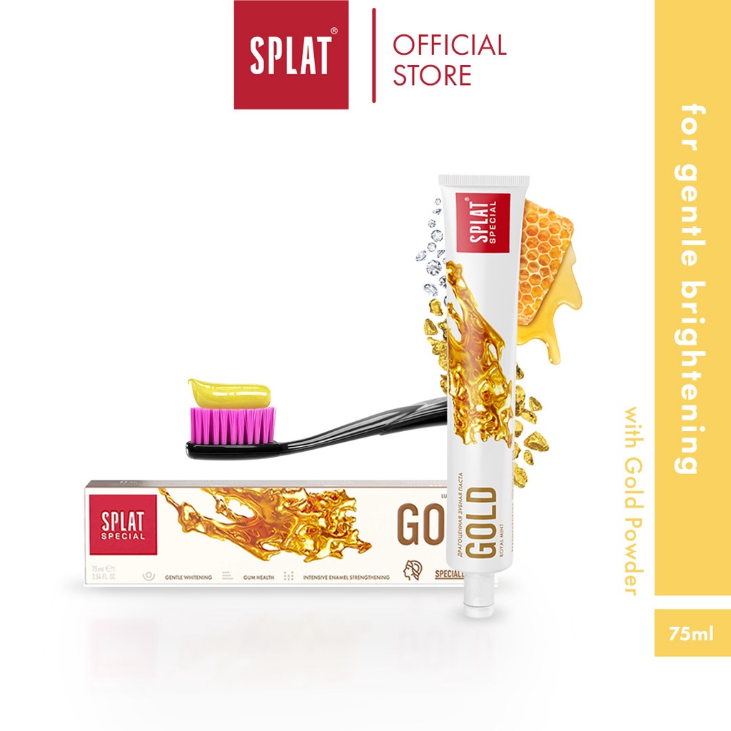 Splat Special Series Gold Toothpaste (75ml)[EXP date AUG 2025] | Shopee ...
