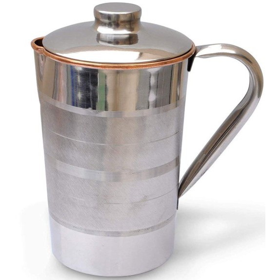 Pure Copper with Stainless Steel Exterior Luxury Jug / Pitcher / Vessel ...