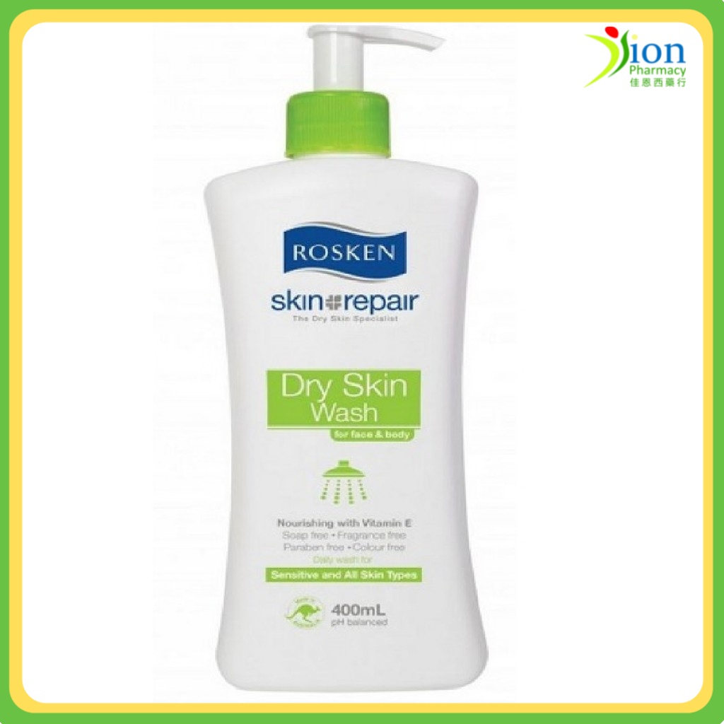 ROSKEN SKIN REPAIR DRY SKIN WASH (FACE & BODY) 400ML | Shopee Malaysia