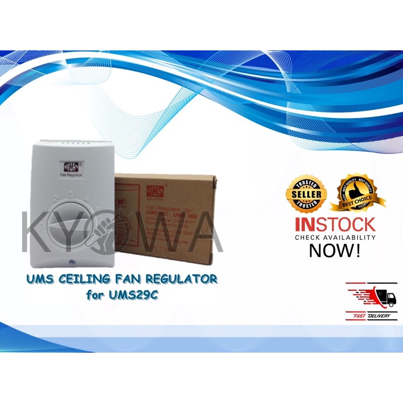 UMS 29C Fan Regulator (White) | Shopee Malaysia