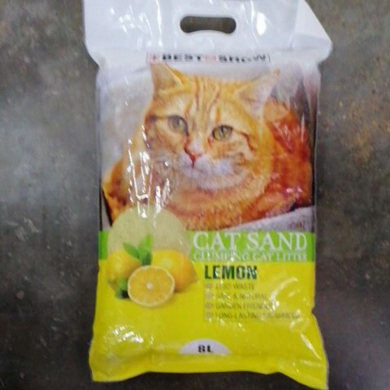 BEST IN SHOW cat sand clumping cat litter 6L (pasir kucing)