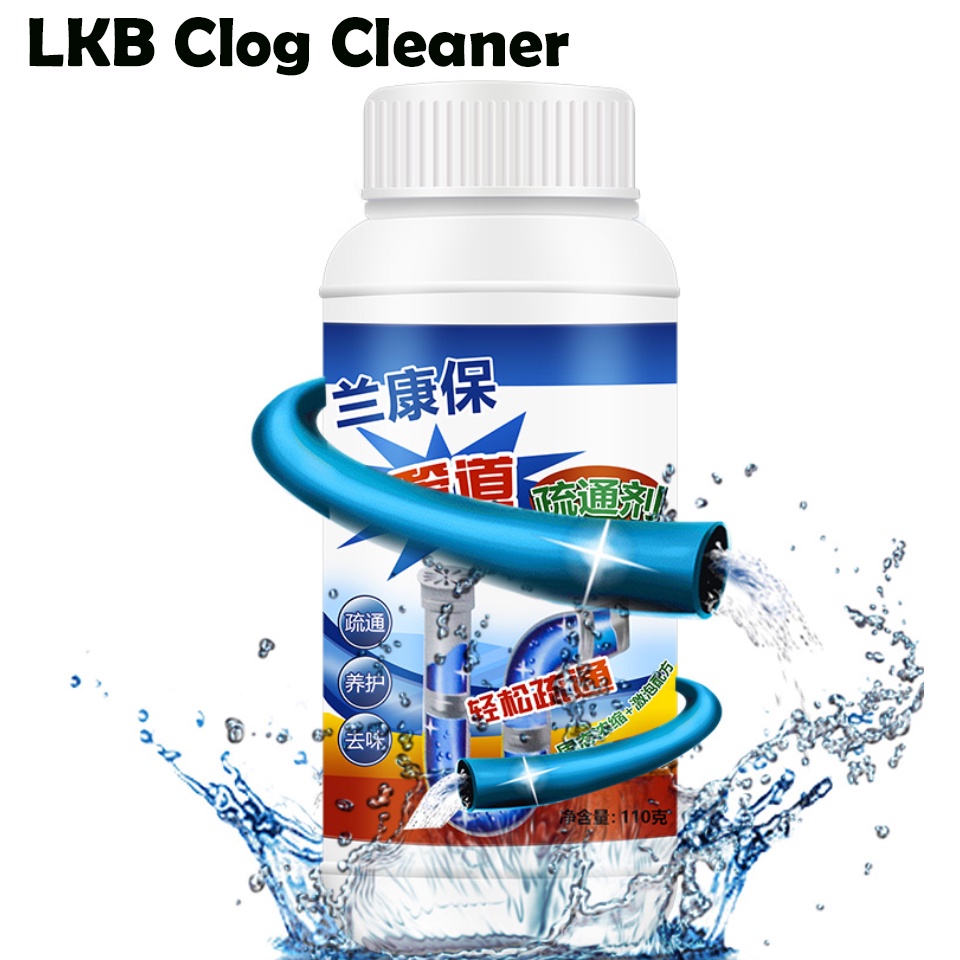 LKB Clog Cleaner Drain Pipe Basin Cleaner Clogged Drainage Remover ...