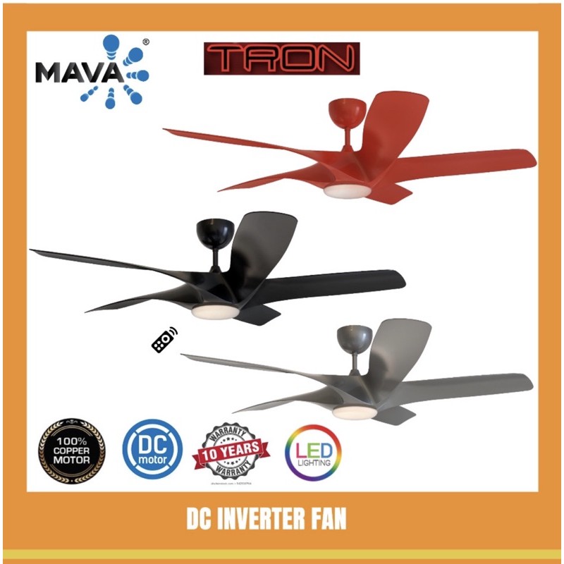 Mava Tron 60” Dc inverter ceiling fan new design kipas jimat current ...