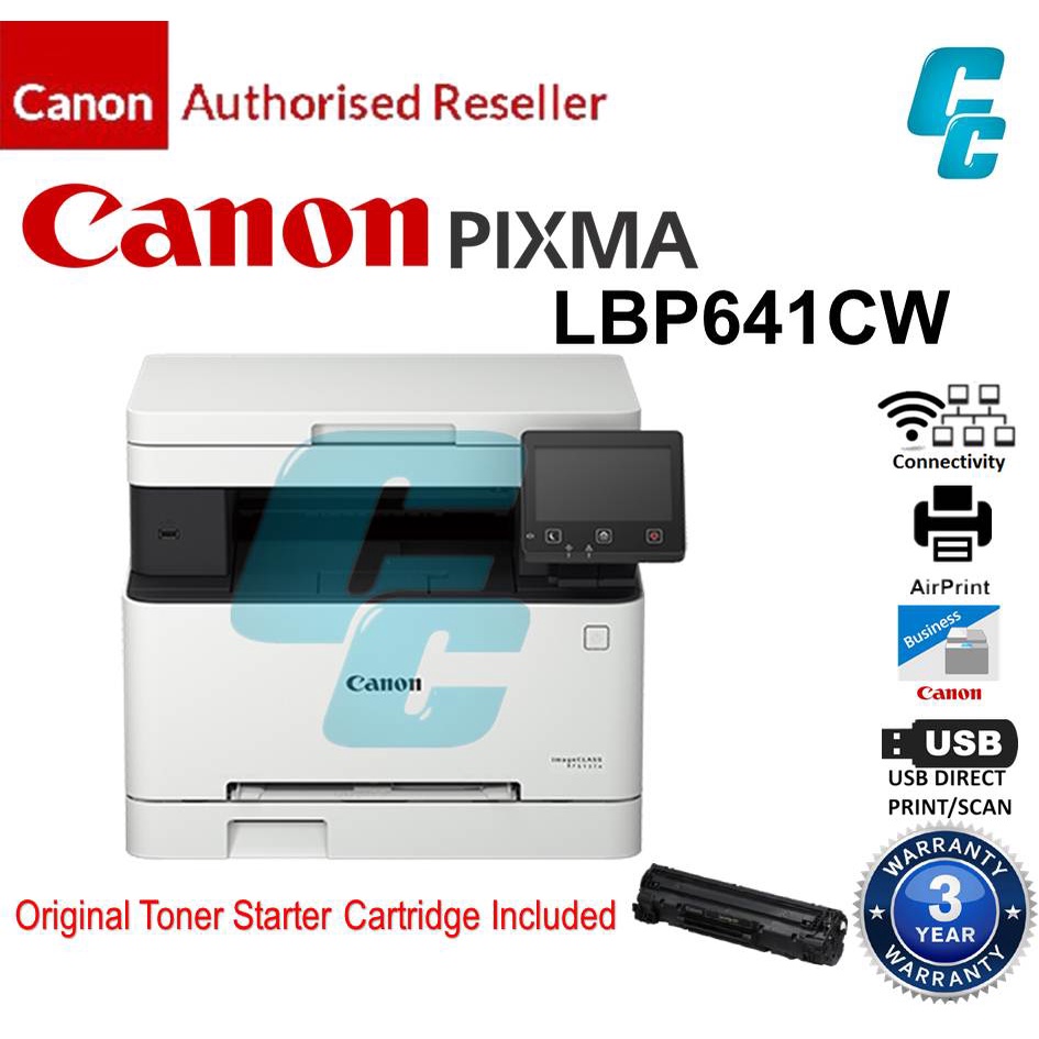 Canon imageCLASS MF641Cw Color Laser Printer Print/Copy/Scan