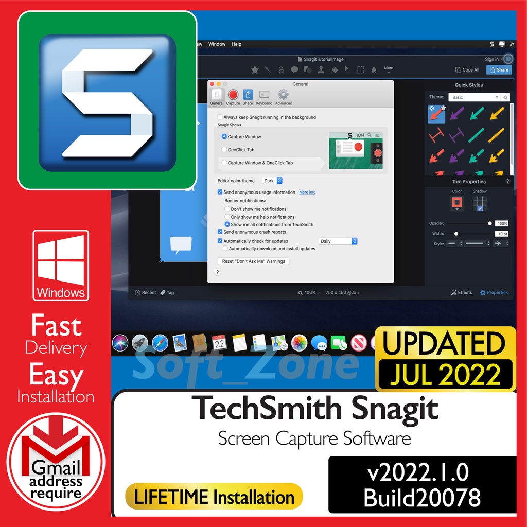 Screen Capture Software, Snagit