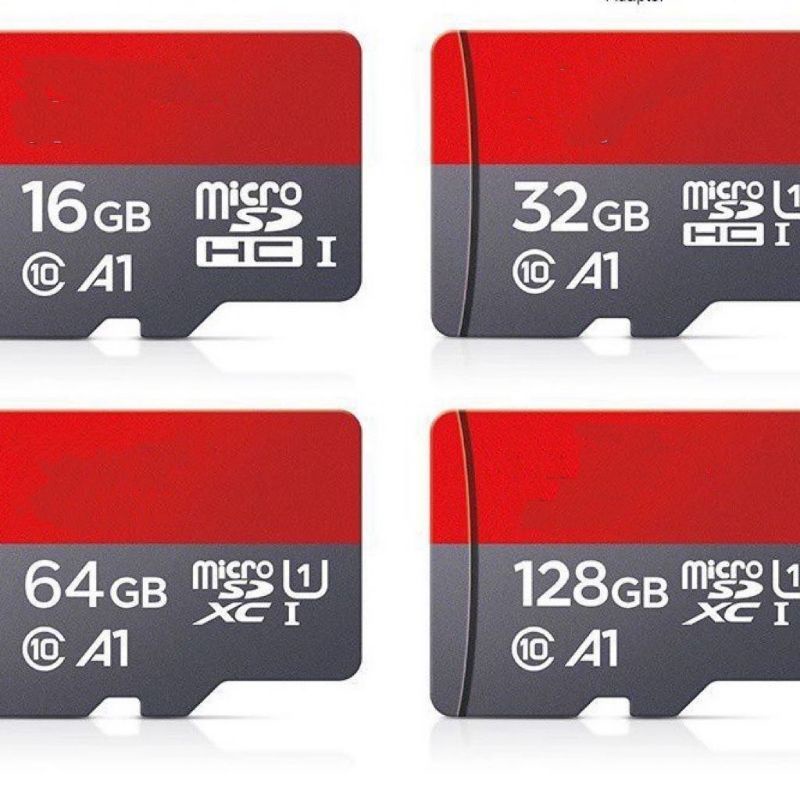 128gb 64gb 32gb 16gb 8gb Sd Card Memory Card Micro Class 10 Ready Stock With Free Adapter 1895