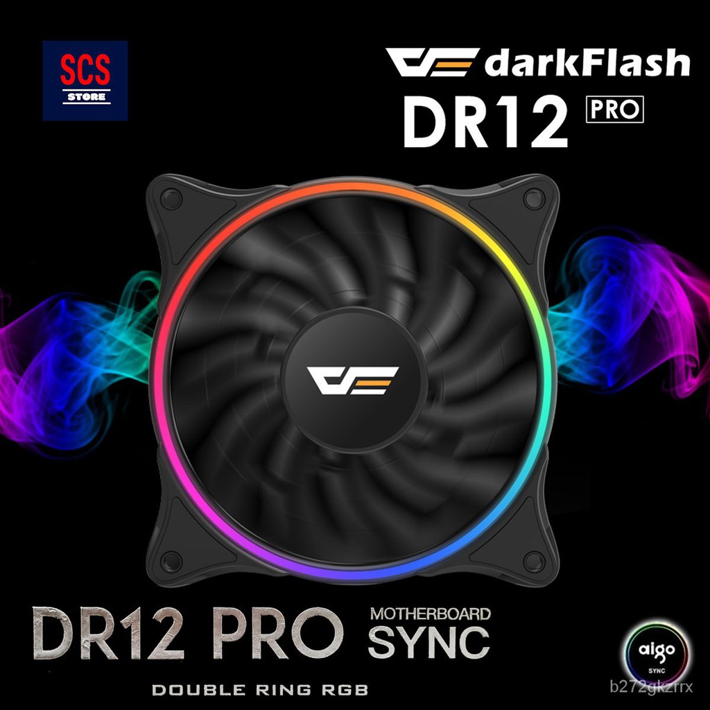 neGW Aigo Darkflash DR12 PRO 3IN1 MOTHERBOARD SYNC DOUBLE RING RGB ...