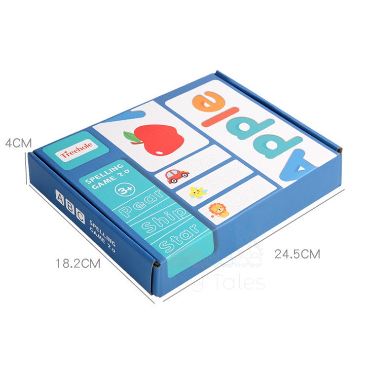 Educational Toys 🍭 Spelling Game 2.0 ABC Montessori Wooden Alphabet ...