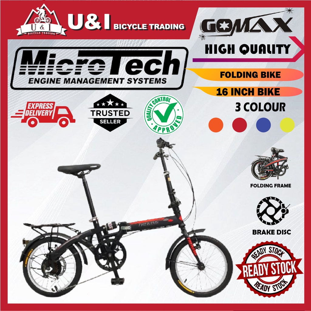 TREKING CLASSIC 16" INCH 7 Speed Folding Bike / Basikal Lipat Shopee