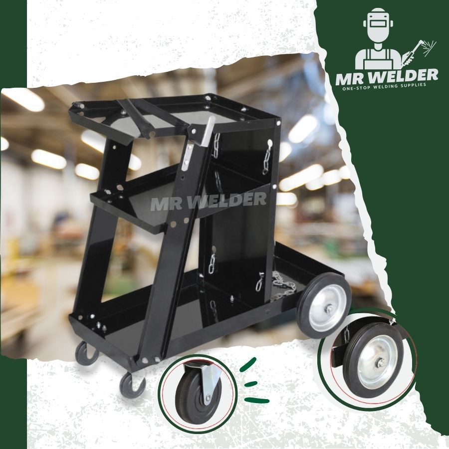 MIG Welding Machine Trolley for MIG TIG ARC and Plasma Cutter Machines