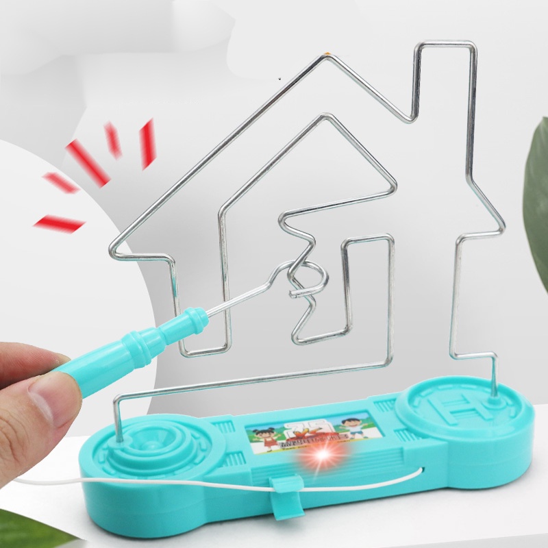 Kids Electric Interactive Touch Tube Labyrinth Toy, Kids Electric Shock ...