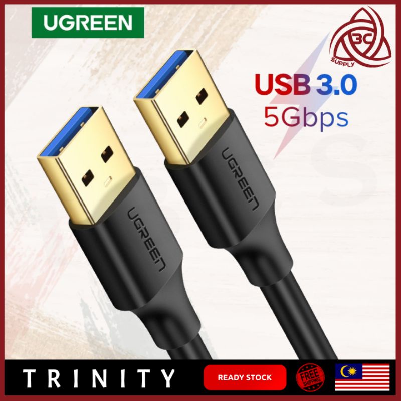 UGREEN USB 3.0 Male To Male High Speed USB3.0 Type A Cable Cord For ...