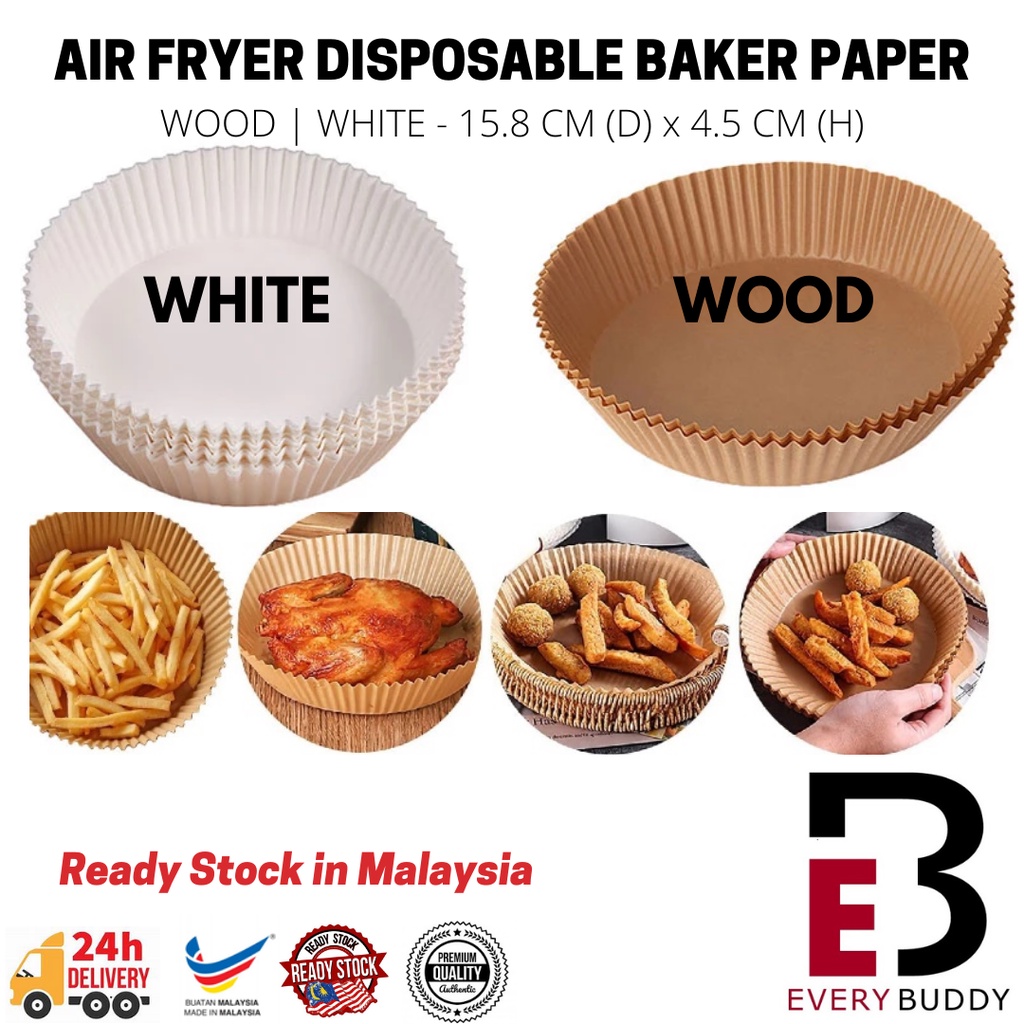 Ready Stock Air Fryer paper NonStick Disposable Paper air fryer baking