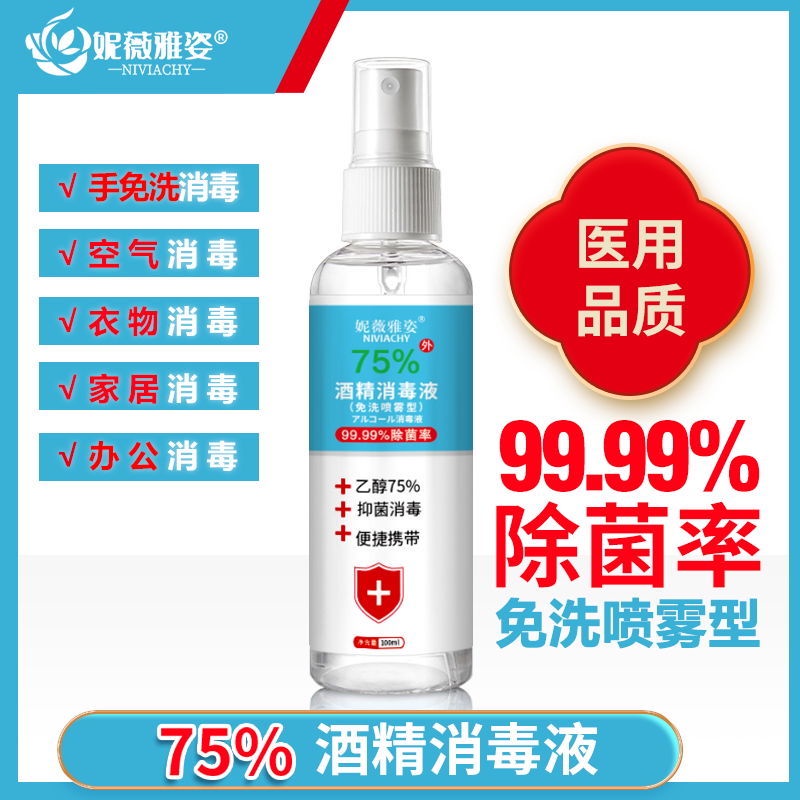 Alcohol 75% disinfectant Hand Sanitizer Spray 75%酒精喷雾 | Shopee Malaysia