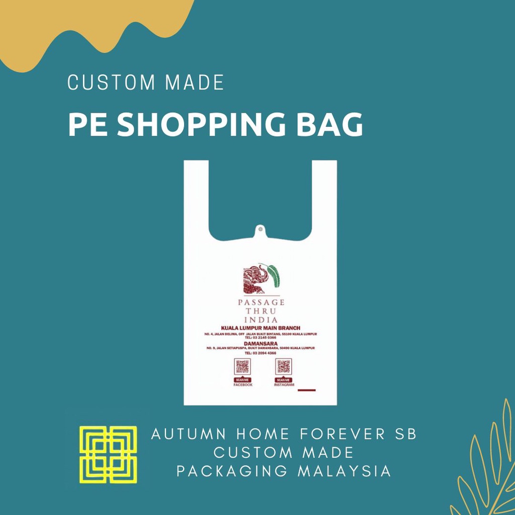 Custom Made Platics Bag, Shopping Bag, Logo Printing Plastic Bag ...