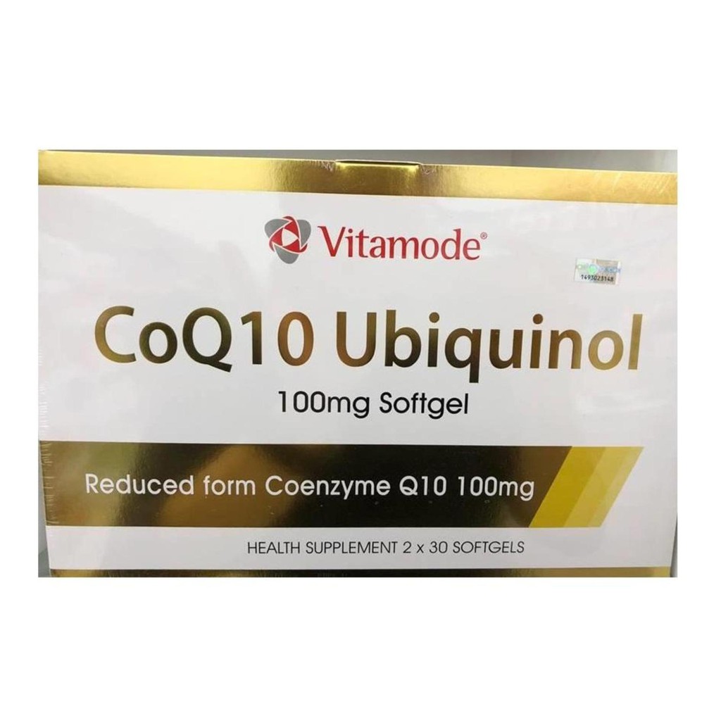 Vitamode CoQ10 Ubiquinol 100mg 2 x 30 softgels Shopee Malaysia