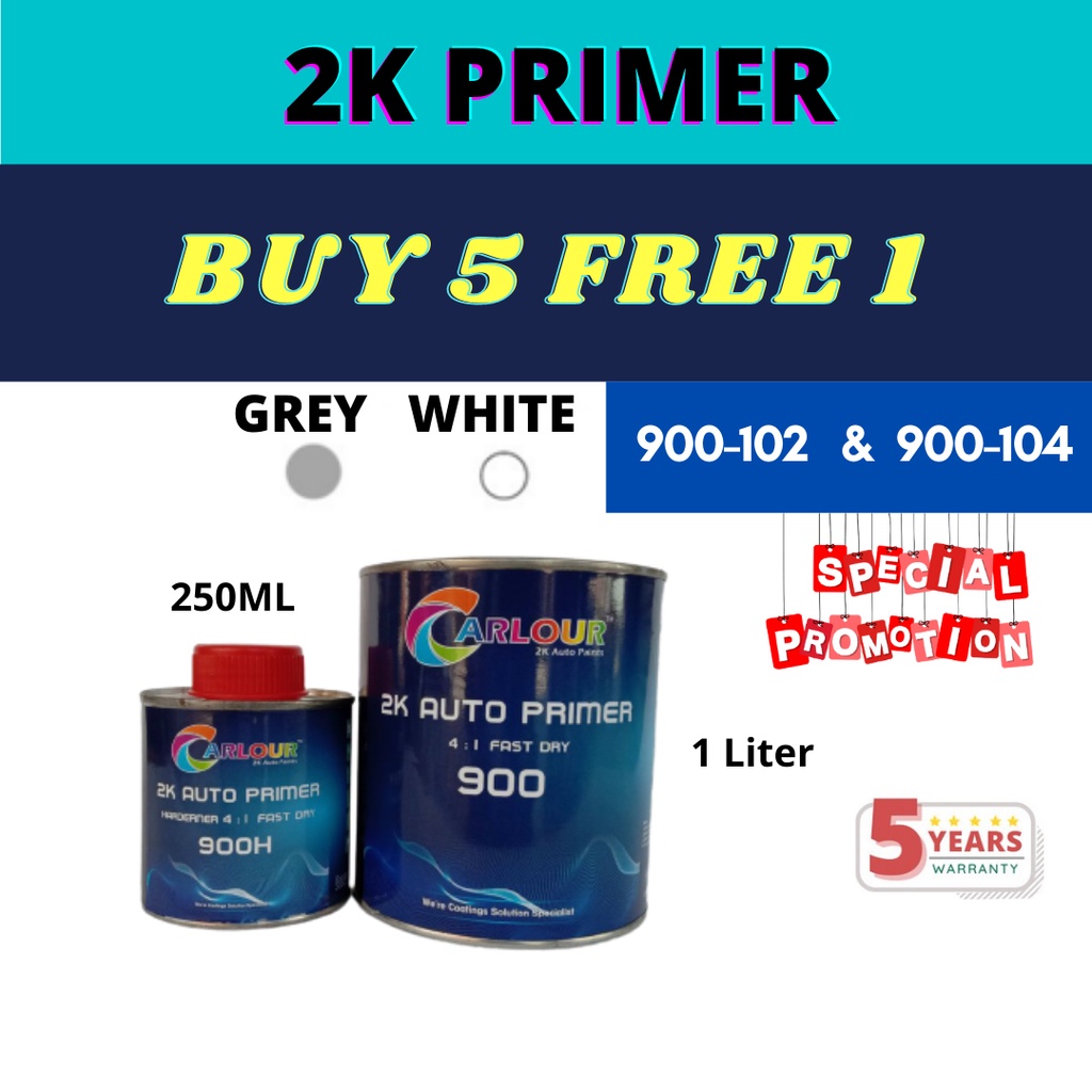 2K Auto Primer Undercoat Filler 900 Highbuild fast dry, easy sanding