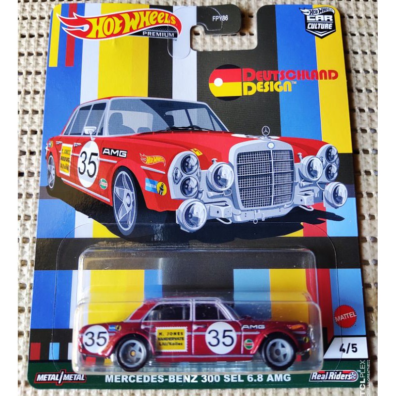 Hot Wheels Premium Mercedes Benz Clk Gtr 280 Sel 45 300 Sel 68 Amg