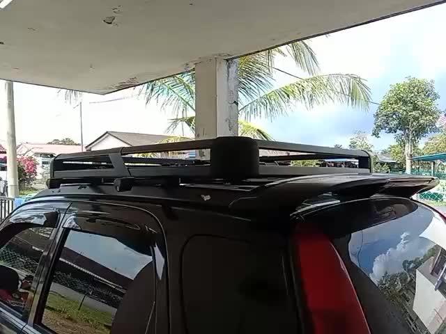 Perodua Kembara Roof Rack With Cross Bar RailingCross Bar Railling Dan ...