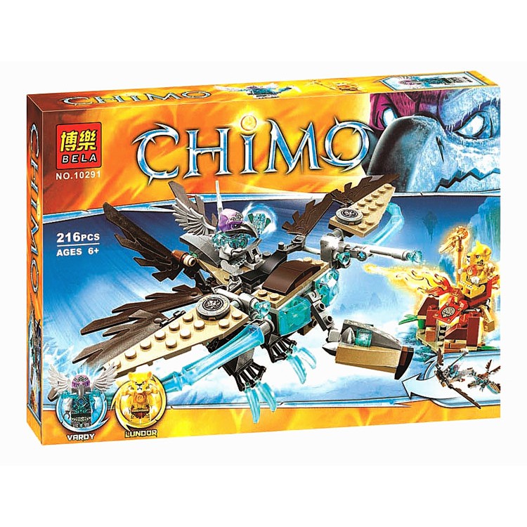 BELA CHIMA Vardy Ice Vulture Glider 10291 LEGO Compatible Brick