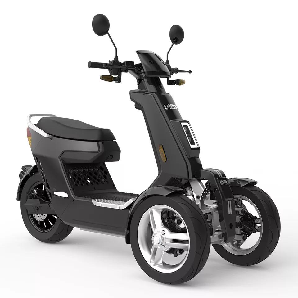 Eec Approved Street Legal 3 Wheels Front 2 Wheels Type Electric Motorcycle 3000w 72v40ah 5405