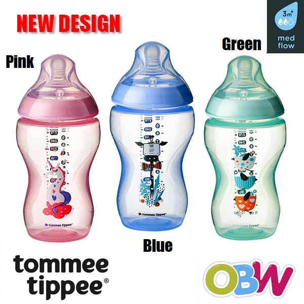 Tommee Tippee Closer To Nature 12oz PP Tinted Feeding Bottle (Single) Baby  Bottle Super Soft Teat