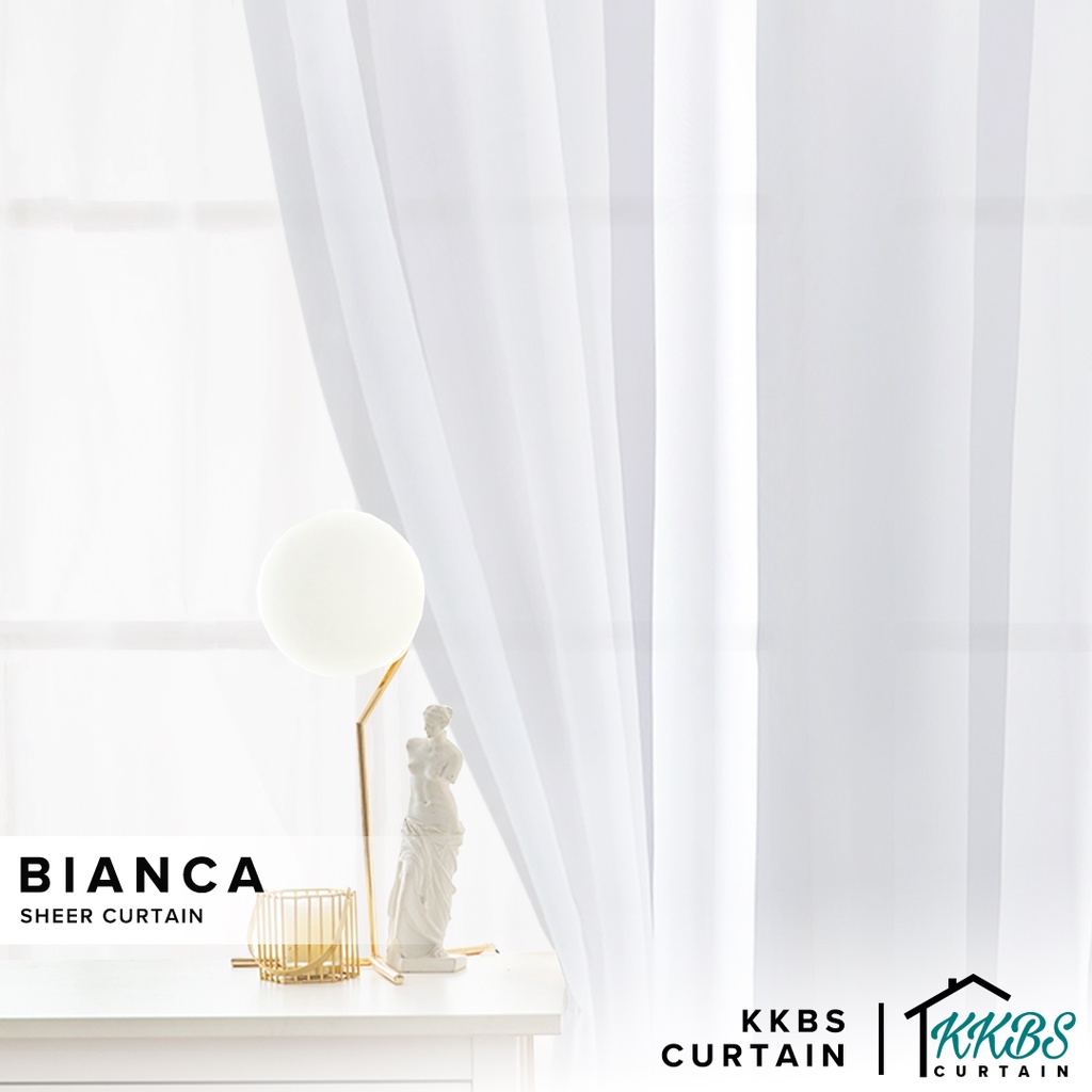 KKBS CURTAIN Bianca Langsir Raya 2026 Sheer Curtain Custom Made Hook ...