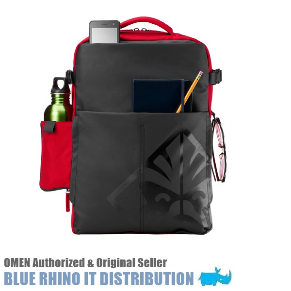 HP OMEN 17.3" Gaming Laptop Bag / Backpack Black & Red (4YJ80AA