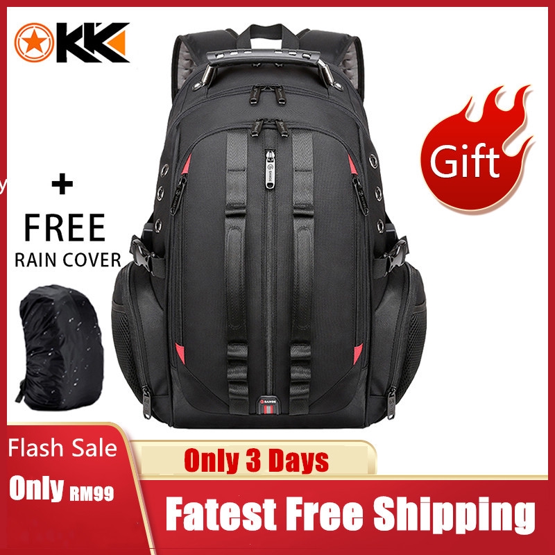 Bange 45L Large Capacity Outdoor Travel Backpack 17 inch Multifunction