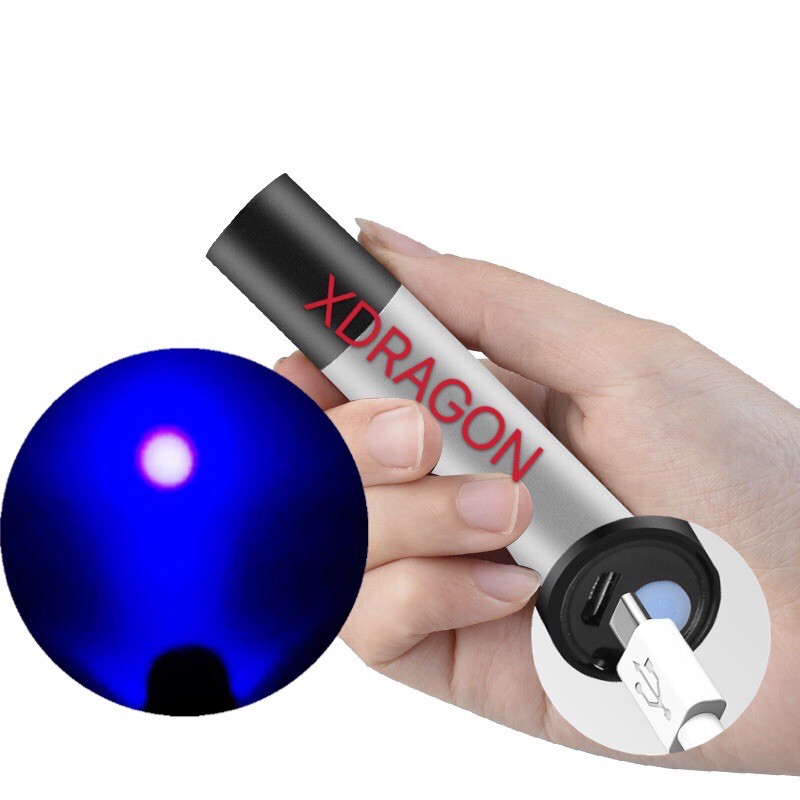 Uv torchlight USB charge 8.9cm luminous candat jig assist hook Shopee Malaysia