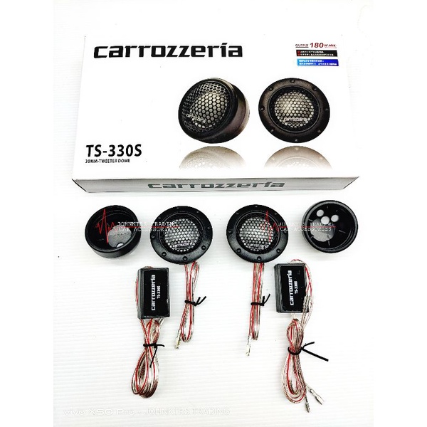 Carrozzeria Dome Tweeter Ts-330s with crossover 180 watt Shopee