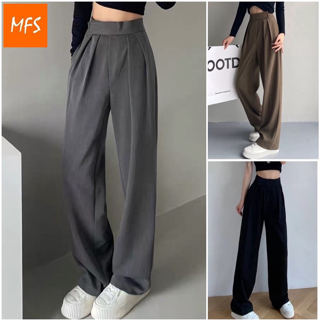 Mfs Formal Slack Pants Woman Seluar Panjang Perempuan Women's Casual ...