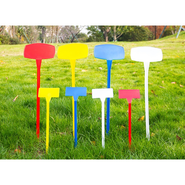 PLASTIK PLANT LABEL T - TYPE SIZE 50CM NURSERY TAGS GARDEN THICK TAG ...