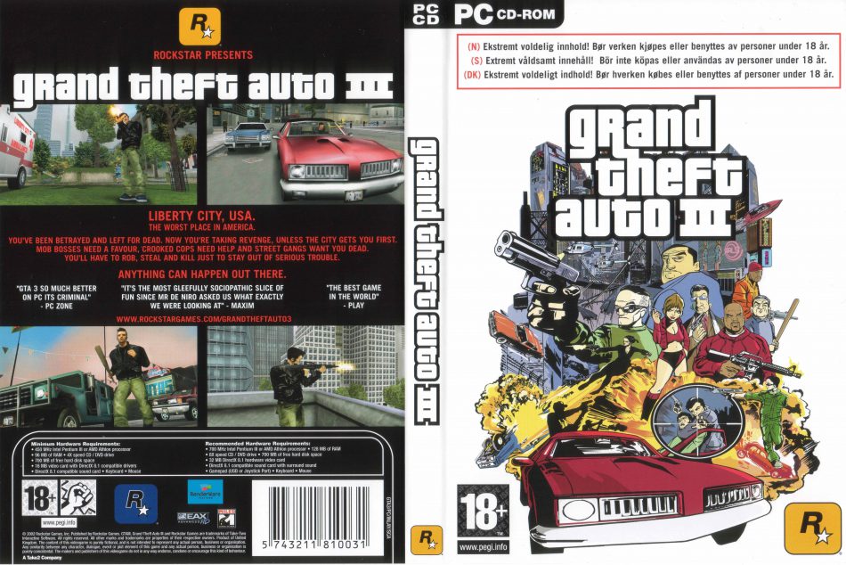 GTA 3 Grand Theft Auto III PC GAME DVD Shopee Malaysia