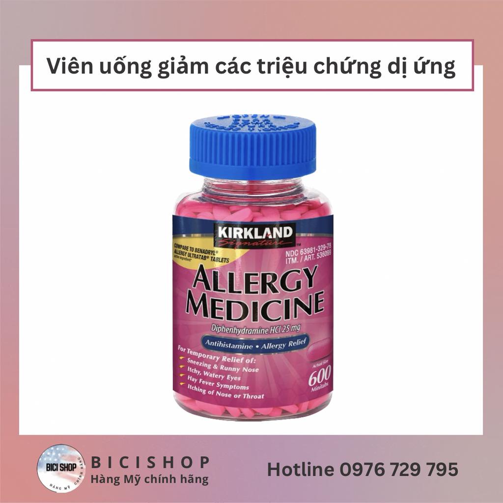 Kirkland Allergy Medicine Allergic Symptoms Reduction Tablets 1 Box