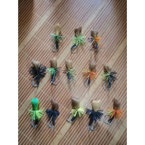 (HANDMADE) JUMP ROD (JUMP FROG FISH) IKAN HARUAN MATA KAIL UMPAN ...